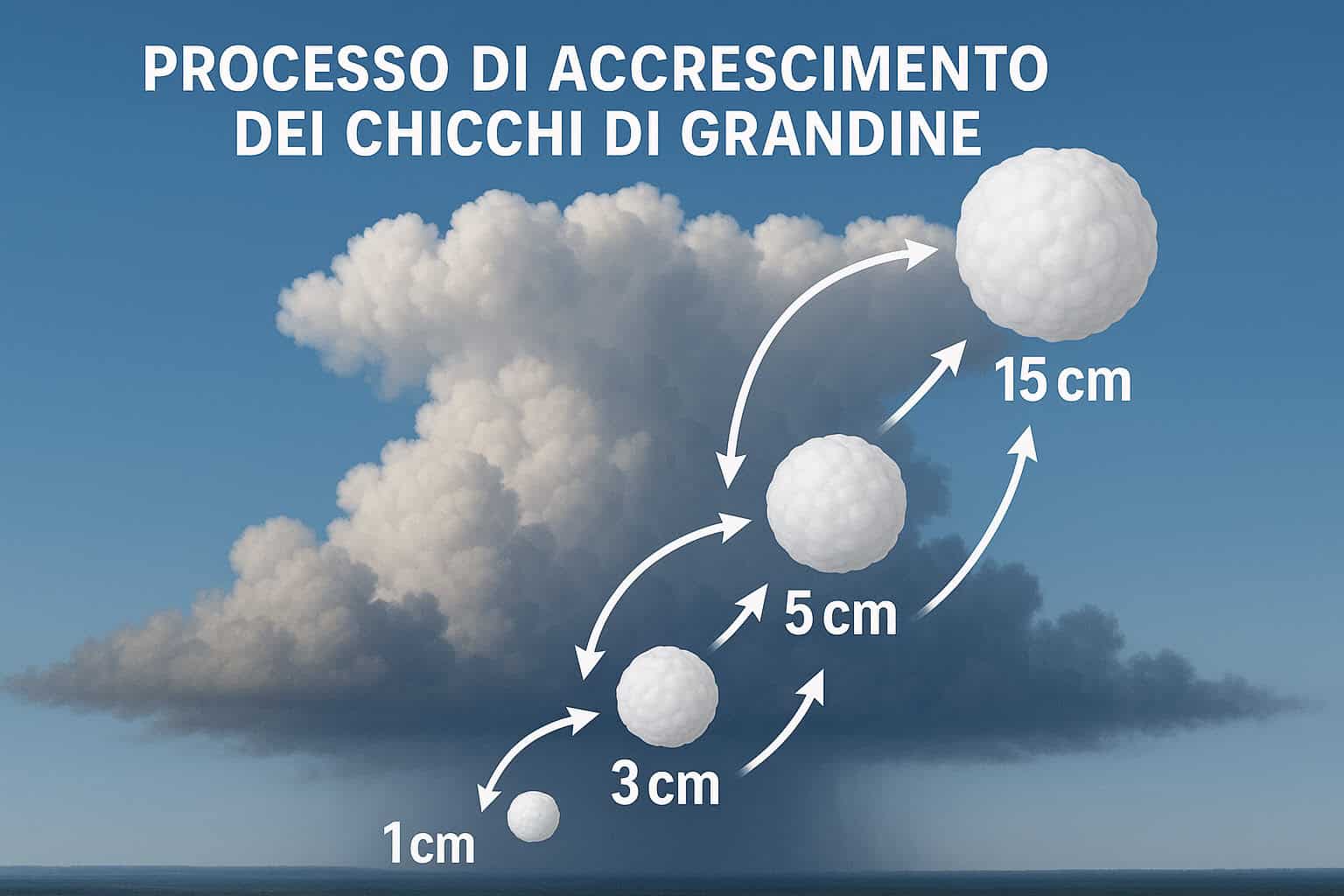 Meteo, ecco la grandine gigante. Le Regioni a rischio