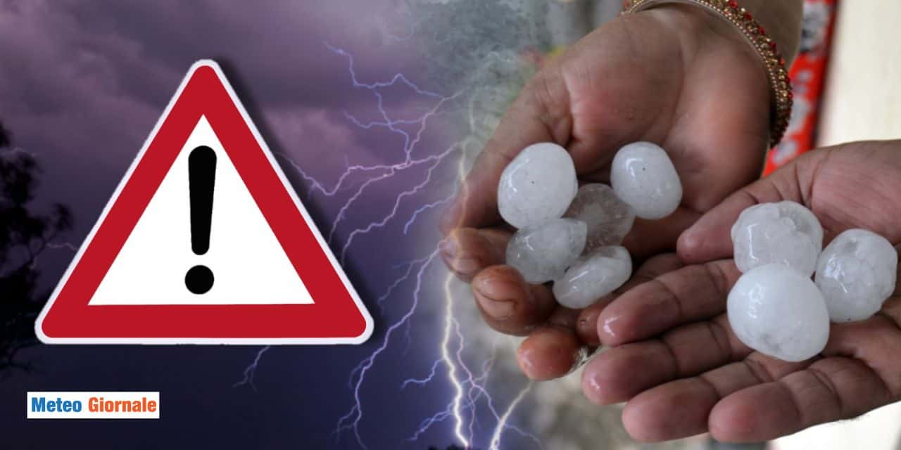 Meteo: la grandine grossa torna in Italia, ecco dove