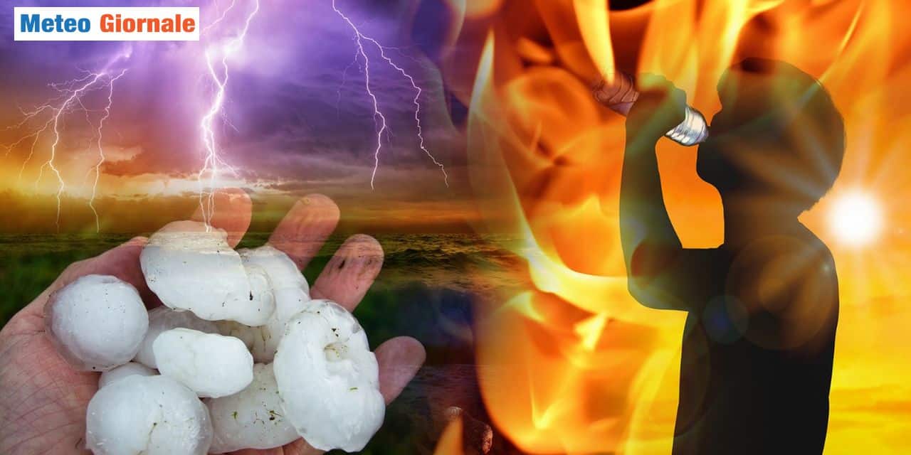 Meteo: un tormento da ora sino a Settembre
