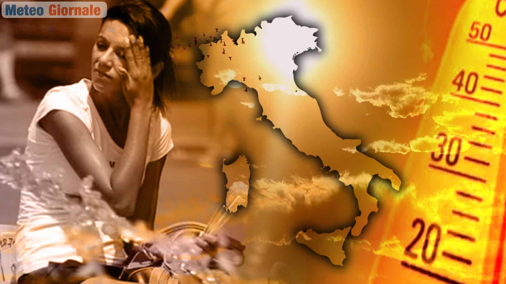 Meteo 8 Giugno: Italia nella morsa del caldo, punte oltre i 38 gradi