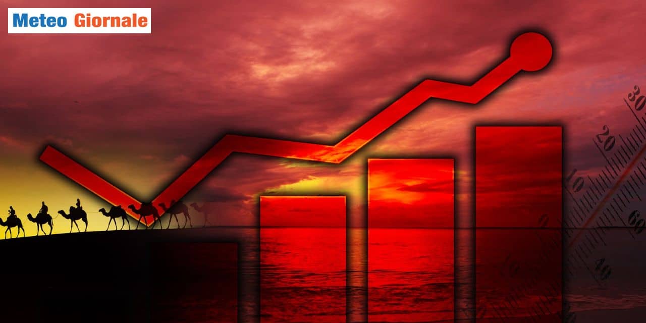 Meteo: Mediterraneo mai arrivato ad essere così caldo