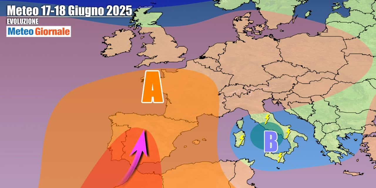 Meteo 7 Giorni: temporali anche violenti e grandine, con crollo termico
