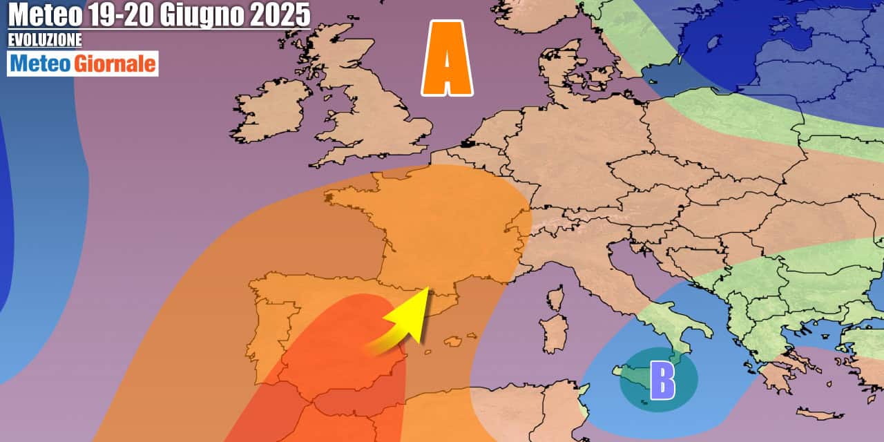 Meteo 7 Giorni: temporali e refrigerio verso il Sud, torna il caldo al Nord