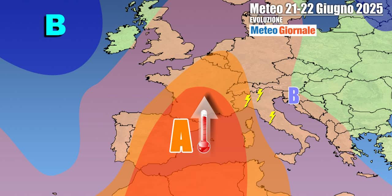 Meteo 7 Giorni: qualche temporale fino al weekend, poi Anticiclone potente