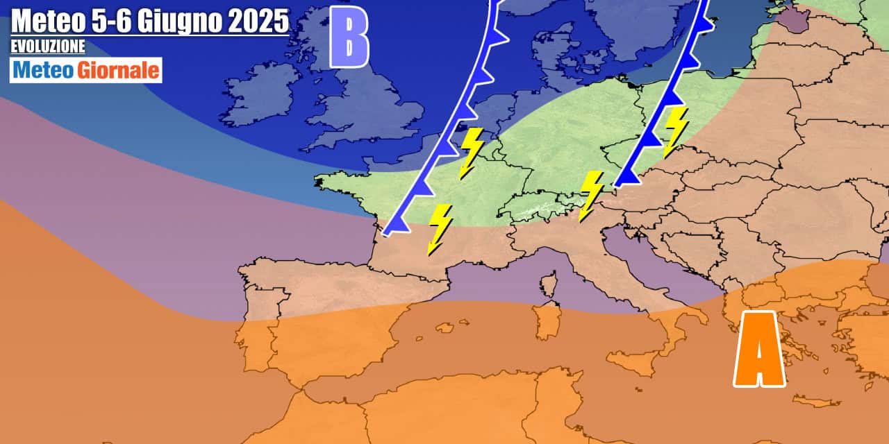 Meteo 7 Giorni: arrivano nuovi temporali al Nord, gran caldo al Centro-Sud