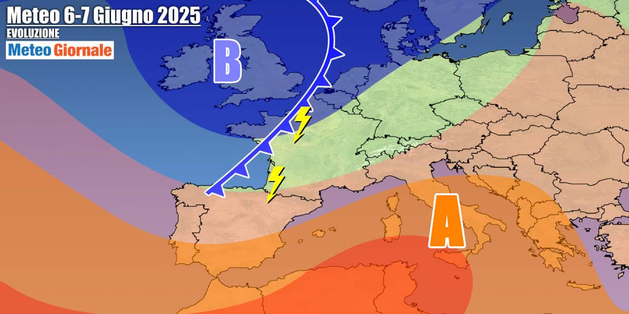 Meteo 7 Giorni: dai temporali ad un weekend molto caldo, poi primo break