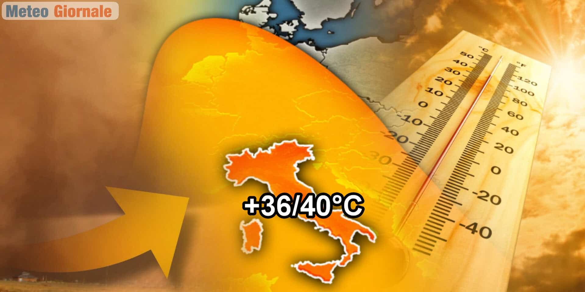Meteo senza pietà: il caldo africano ci cuoce vivi