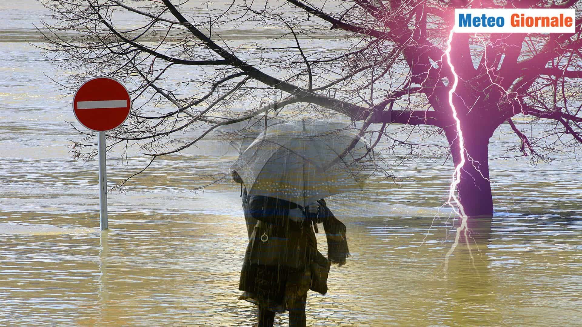 Meteo porta crollo termico e violenti TEMPORALI. Poi altro CALDO
