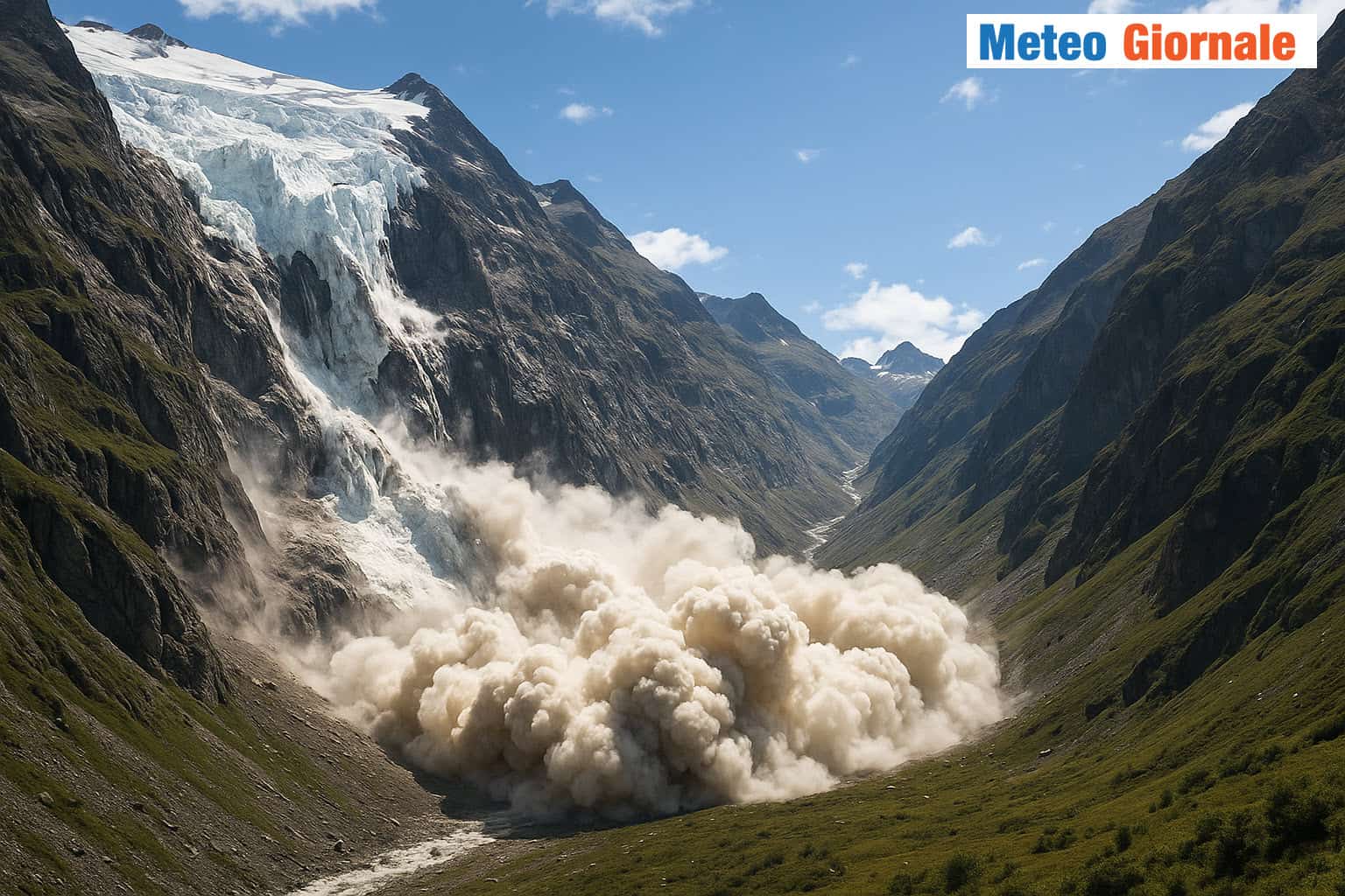 Avremo un futuro nero in montagna, con eventi a catena
