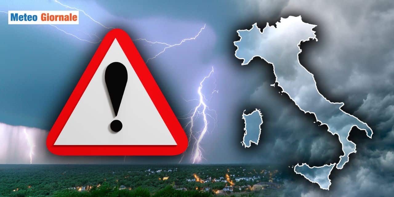 Meteo: piogge, temporali e grandine, le città a rischio