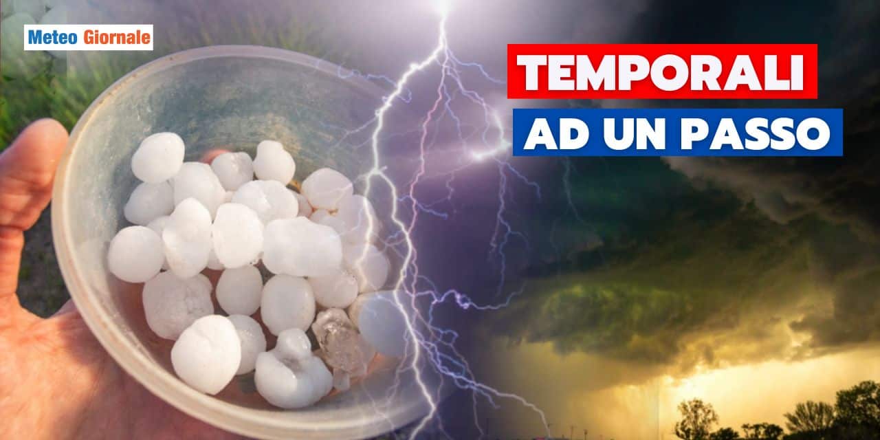 Meteo: Lunedì 16 e Martedì 17 pieni di temporali su queste regioni