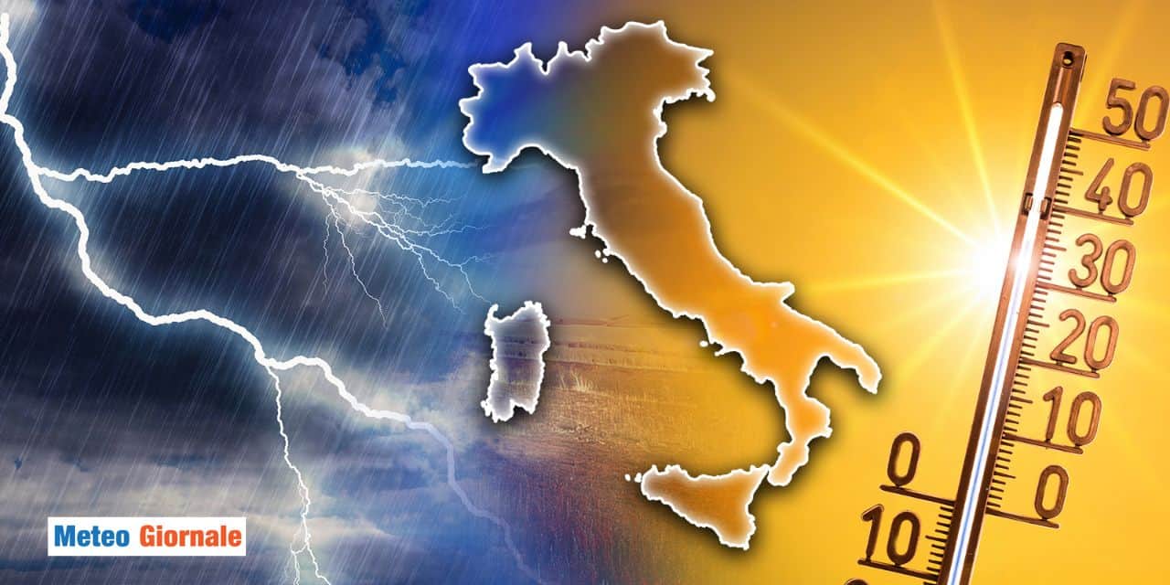 Meteo: non solo caldo, attenzione ai violenti temporali