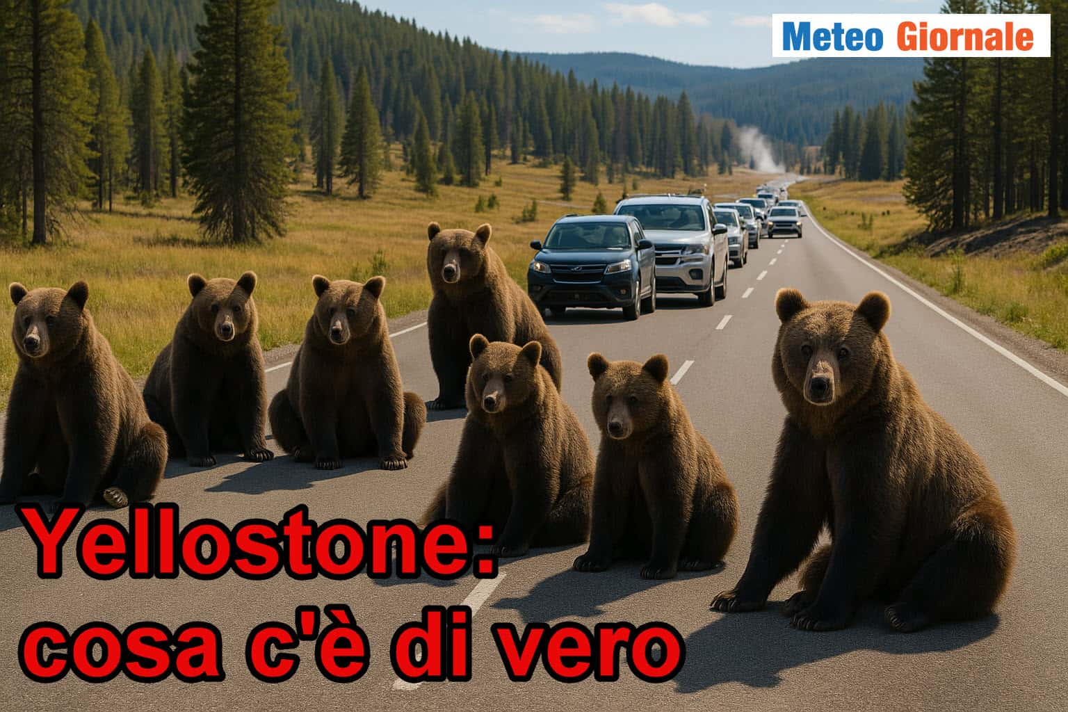 Il sesto senso degli Orsi nello Yellowstone. Cosa c’è di vero