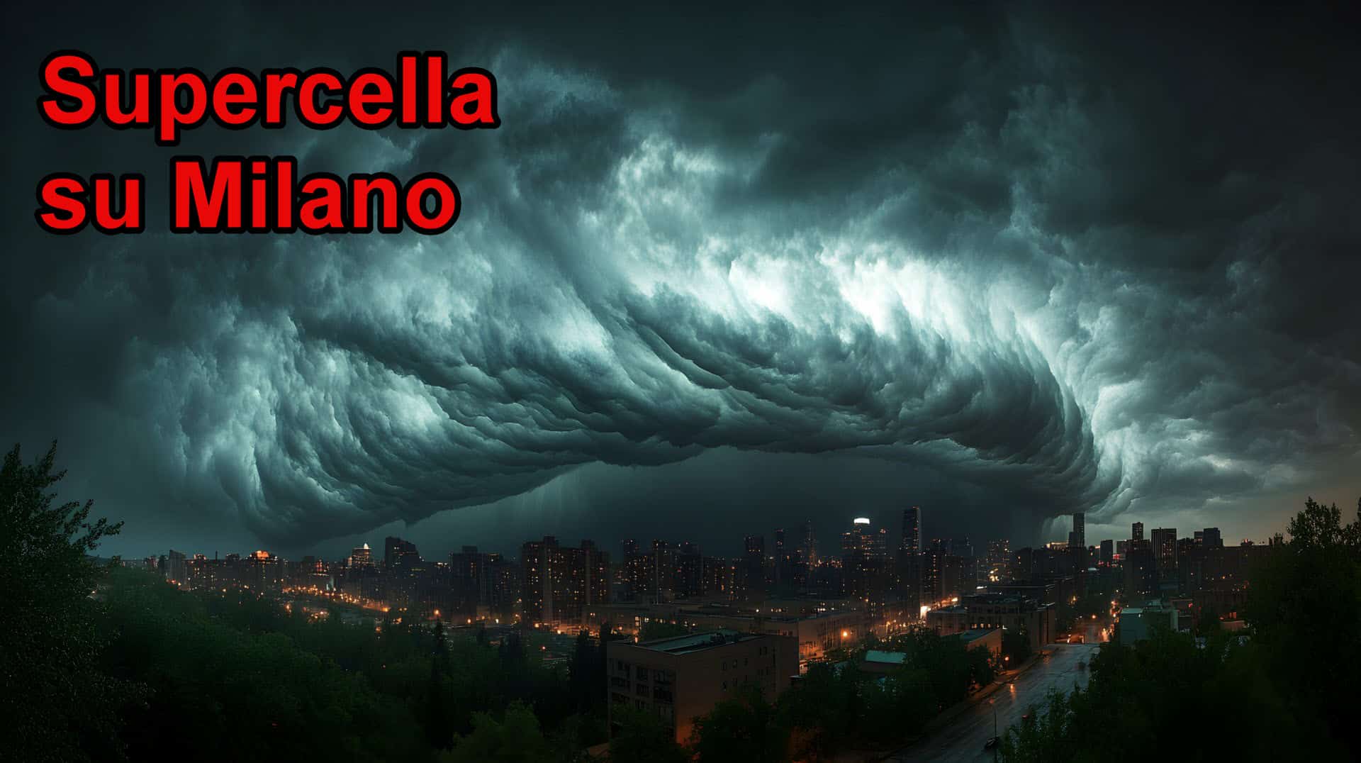 Meteo MILANO, supercella in città, danni, oltre 45-50 mm di pioggia in mezz’ora