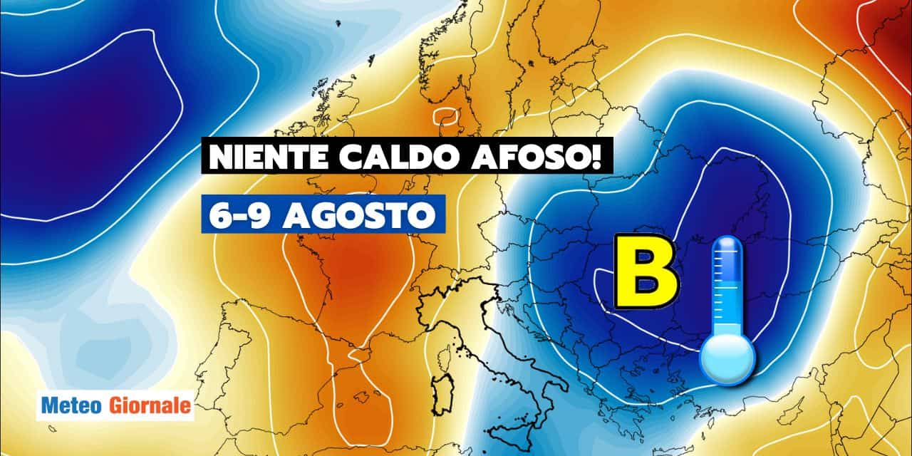 NIENTE CALDO meteo 3107
