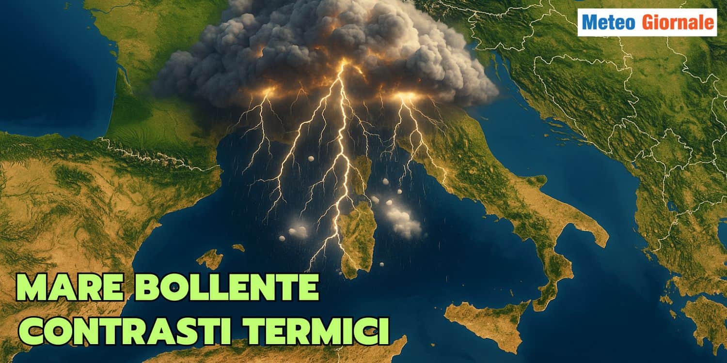 Meteo e mare a 30 gradi: Domenica scatta il rischio Tempesta