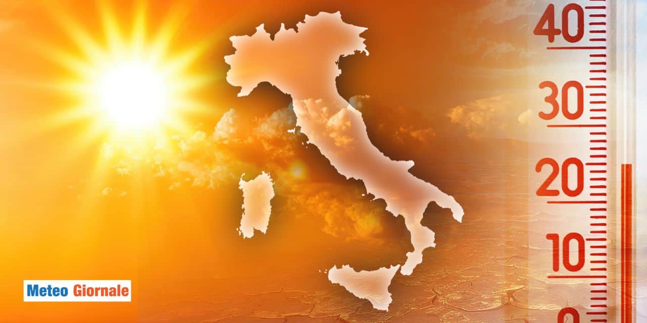 Meteo: caldo e AFA Domenica 13, fino a 37 gradi su queste regioni