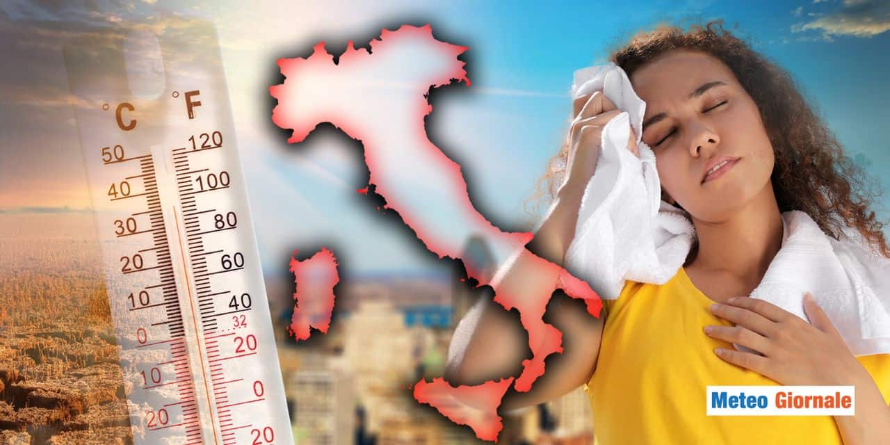 caldo si suda di nuovo meteo 1207