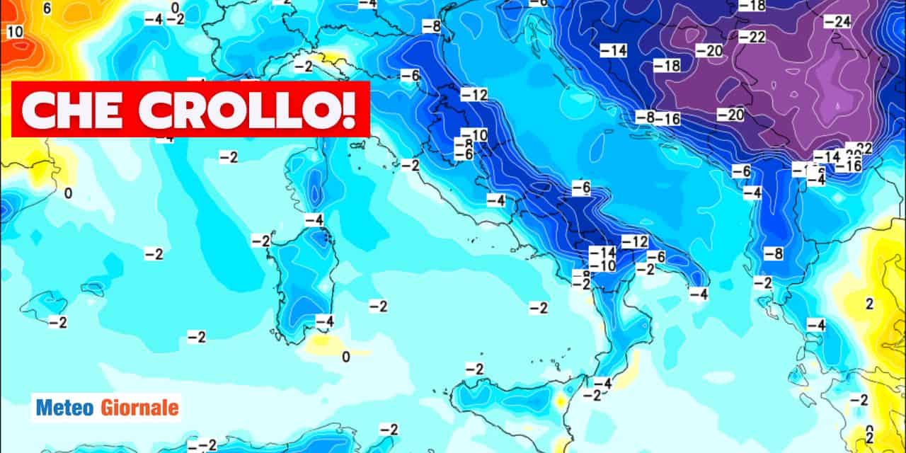 Meteo: che botta fresca! -15°C in 48 ore
