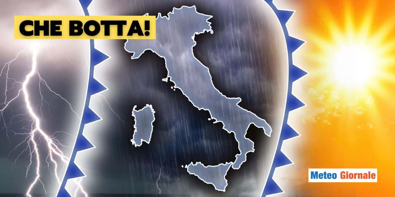 due perturbazioni di fila meteo 2207