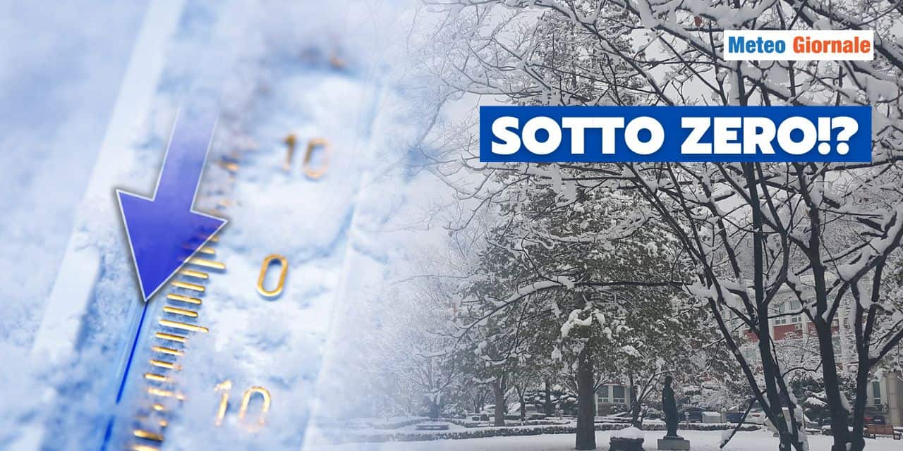 gelo sotto zero meteo 1107