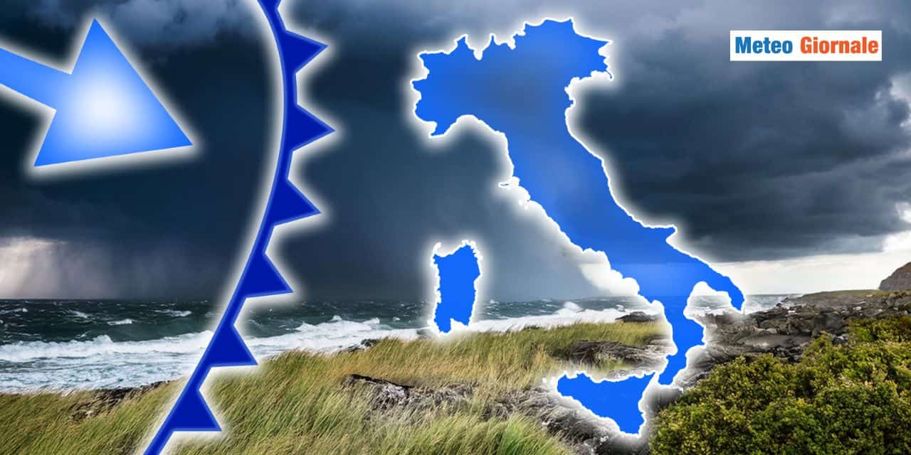 Meteo: Lunedì 7 col maltempo e FRESCO, le città a rischio