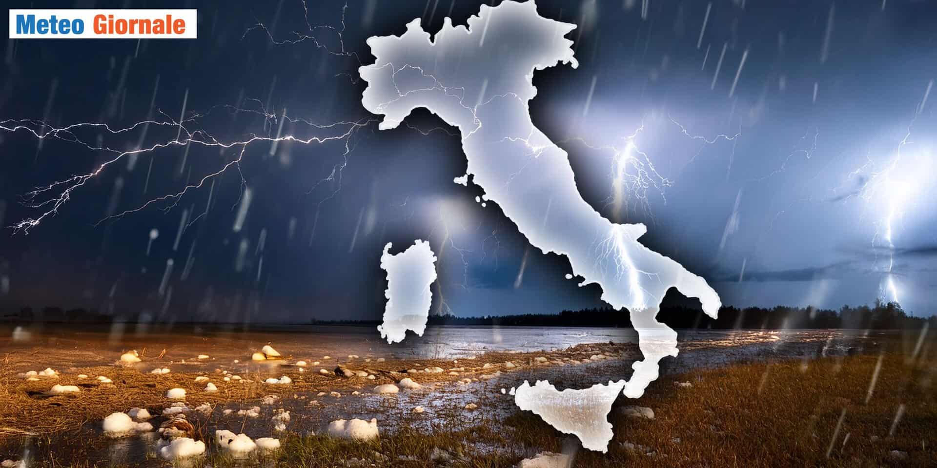 Meteo, Weekend a rischio: GRANDINE anche su queste SPIAGGE