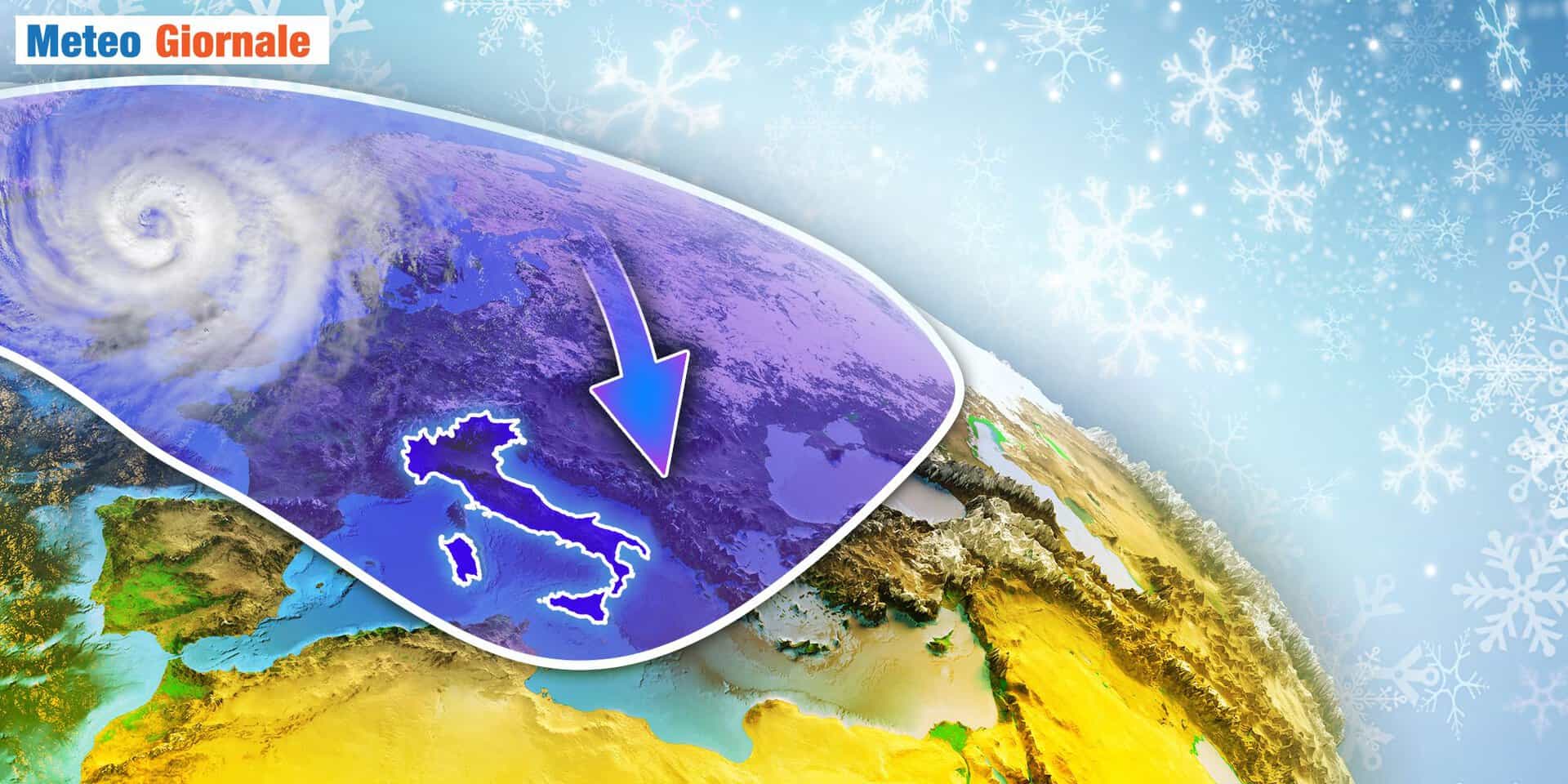 Meteo, VORTICE POLARE debole: INVERNO 2025/2026 da record