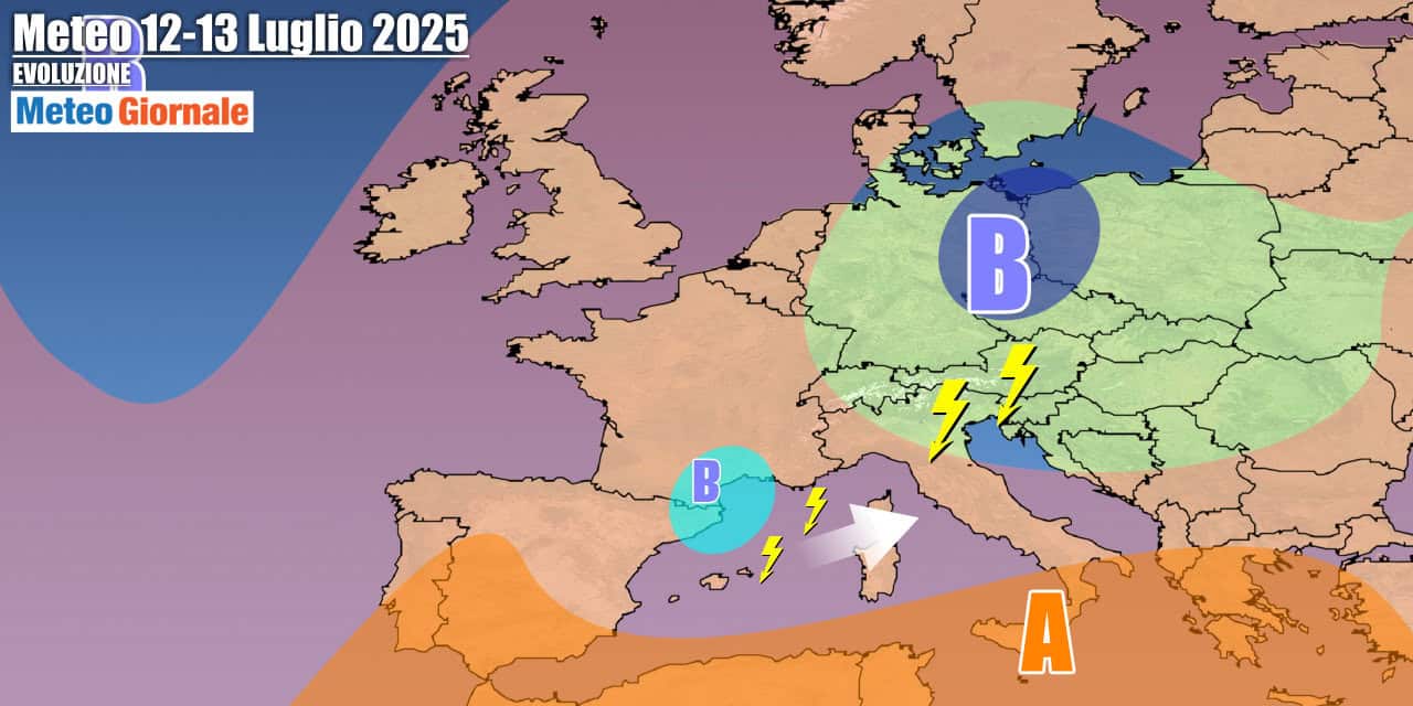 Meteo 7 Giorni: weekend con temporali anche forti, poi cambia tutto
