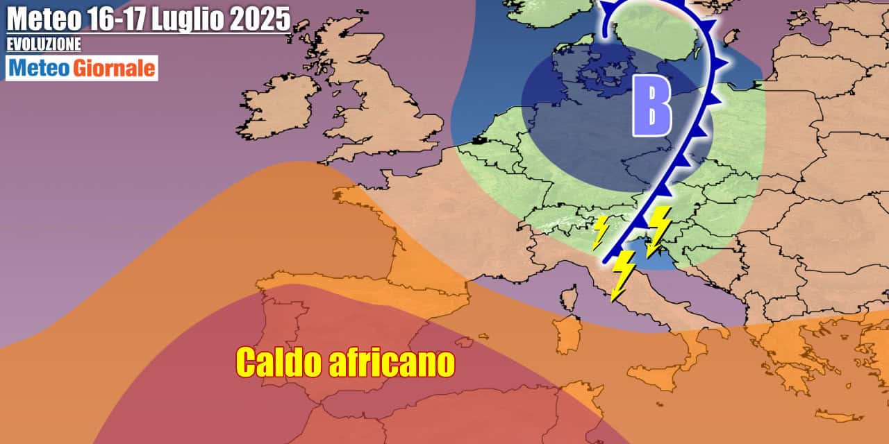 Meteo 7 Giorni: di nuovo caldo, ma a metà settimana assalto di temporali