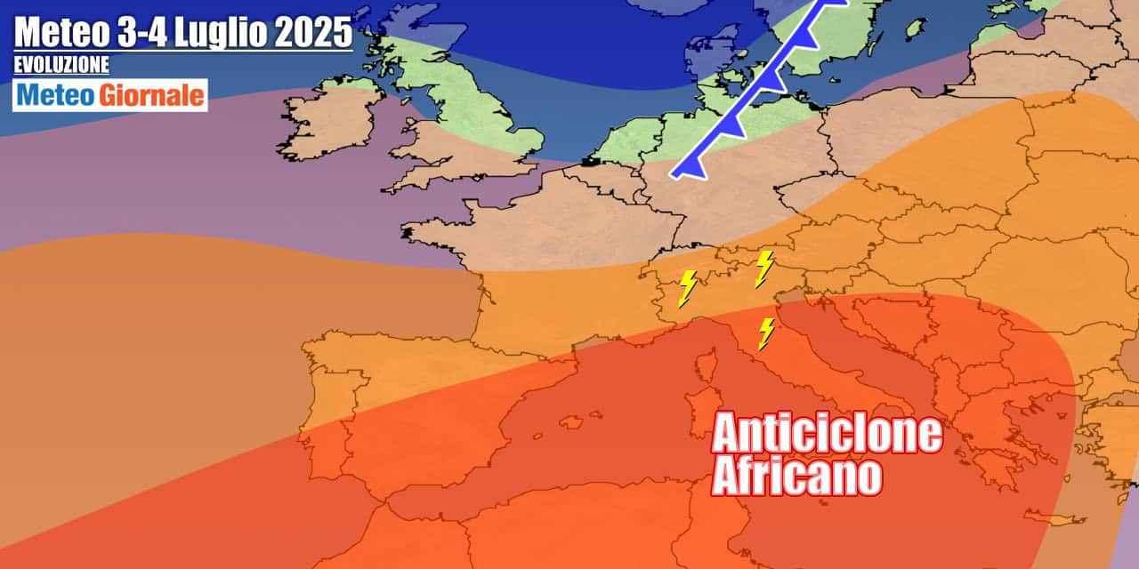 Meteo 7 Giorni: prosegue il caldo pur con temporali, la svolta dal weekend