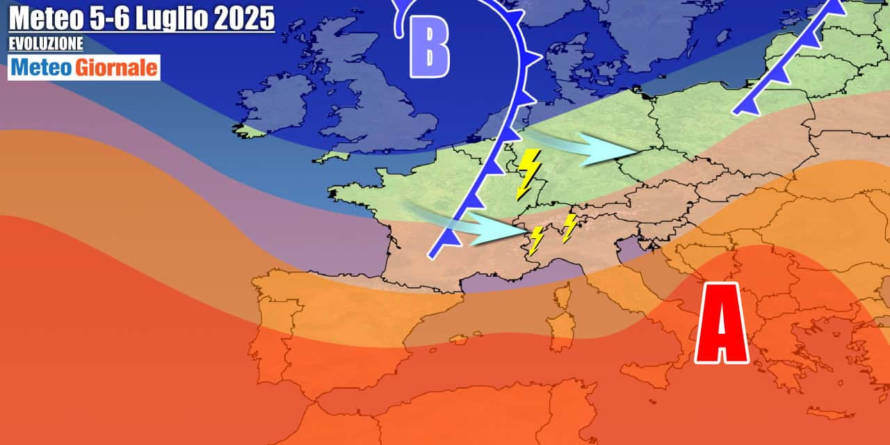 Meteo 7 Giorni: nel weekend la svolta, con temporali e tracollo termico