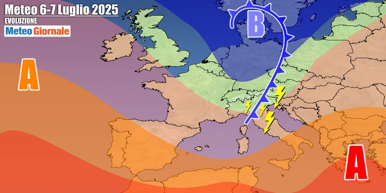Meteo 7 Giorni: forti temporali in arrivo, cambia tutto partendo dal Nord