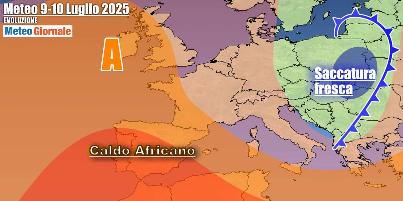 Meteo 7 Giorni: altri temporali in arrivo, stop caldo su tutta l’Italia