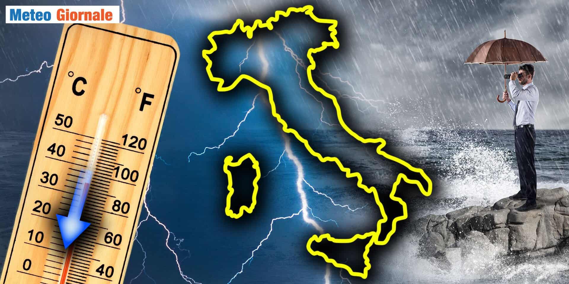 Meteo: ora l’estate cambia marcia, anche Agosto porterà fresco e temporali