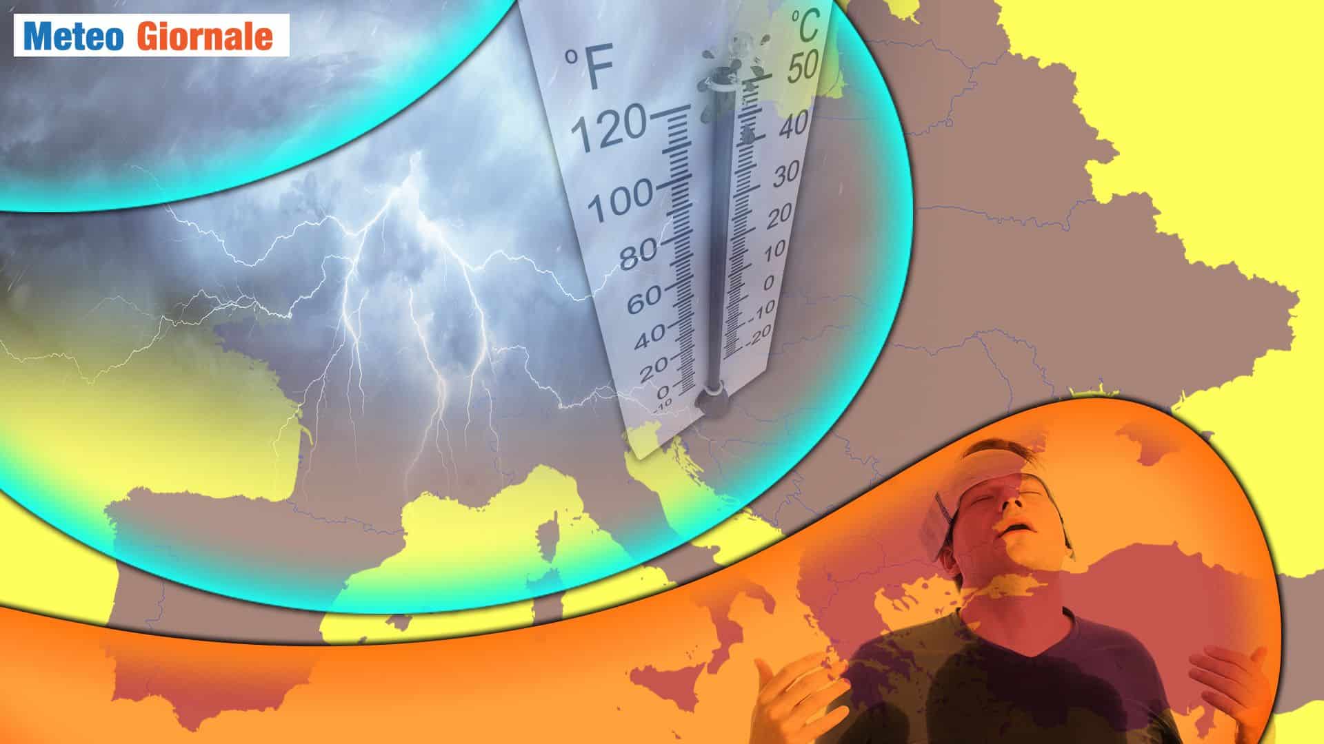 Meteo: fine caldo estremo, arriva la rinfrescata per tutti