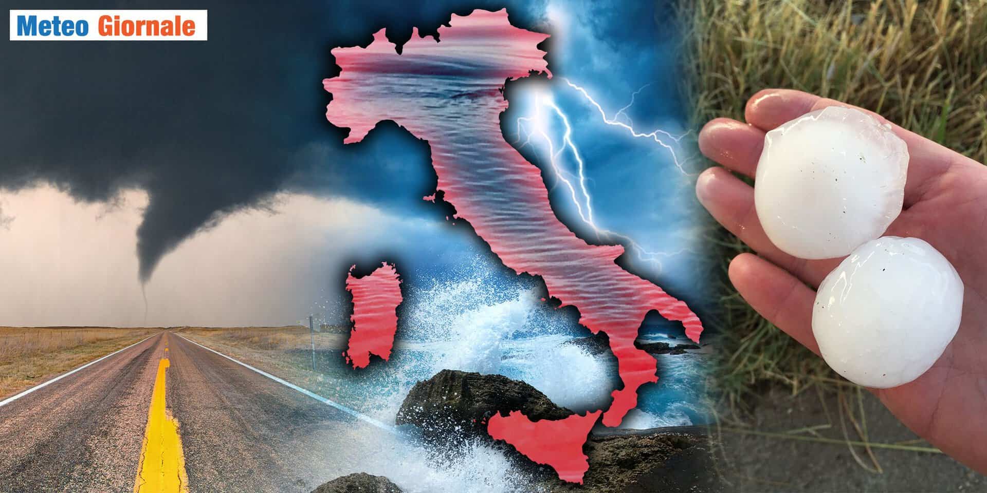 Meteo: dal weekend arrivano violenti temporali, ecco dove colpiranno