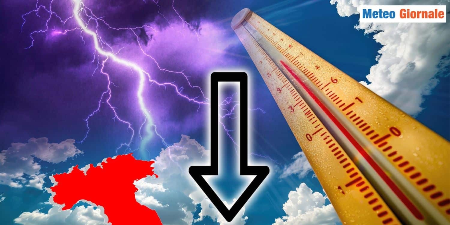 Meteo brutale in arrivo tra il 6 e il 9 Luglio al Nord Italia