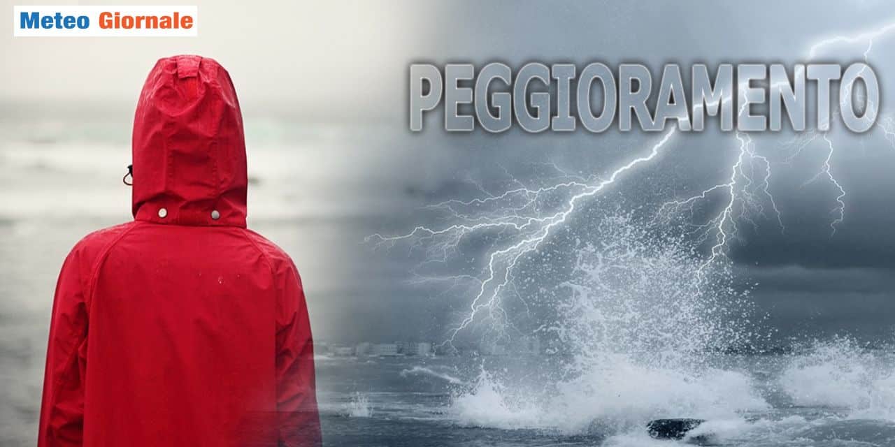 Da Domenica inizia il nuovo intenso peggioramento