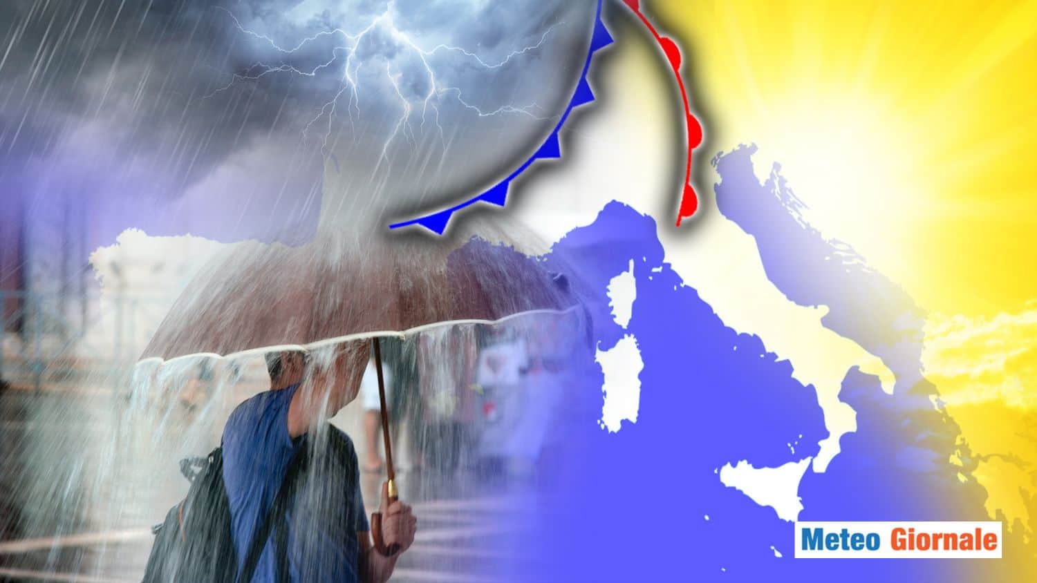 Meteo: il CALDO resta lontano, in arrivo la prima PERTURBAZIONE di Agosto