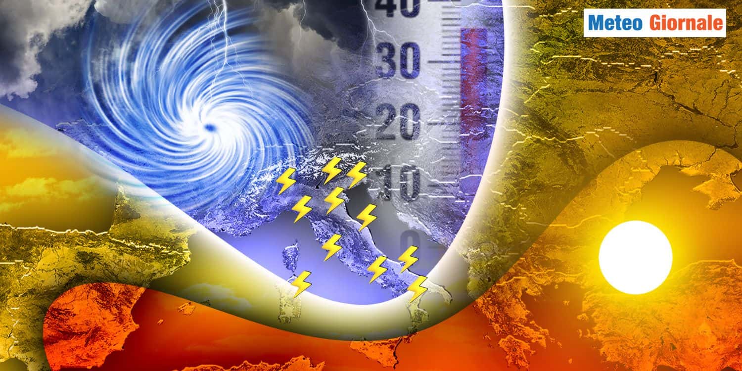 Meteo della settimana: inizia con una raffica di temporali. I dettagli