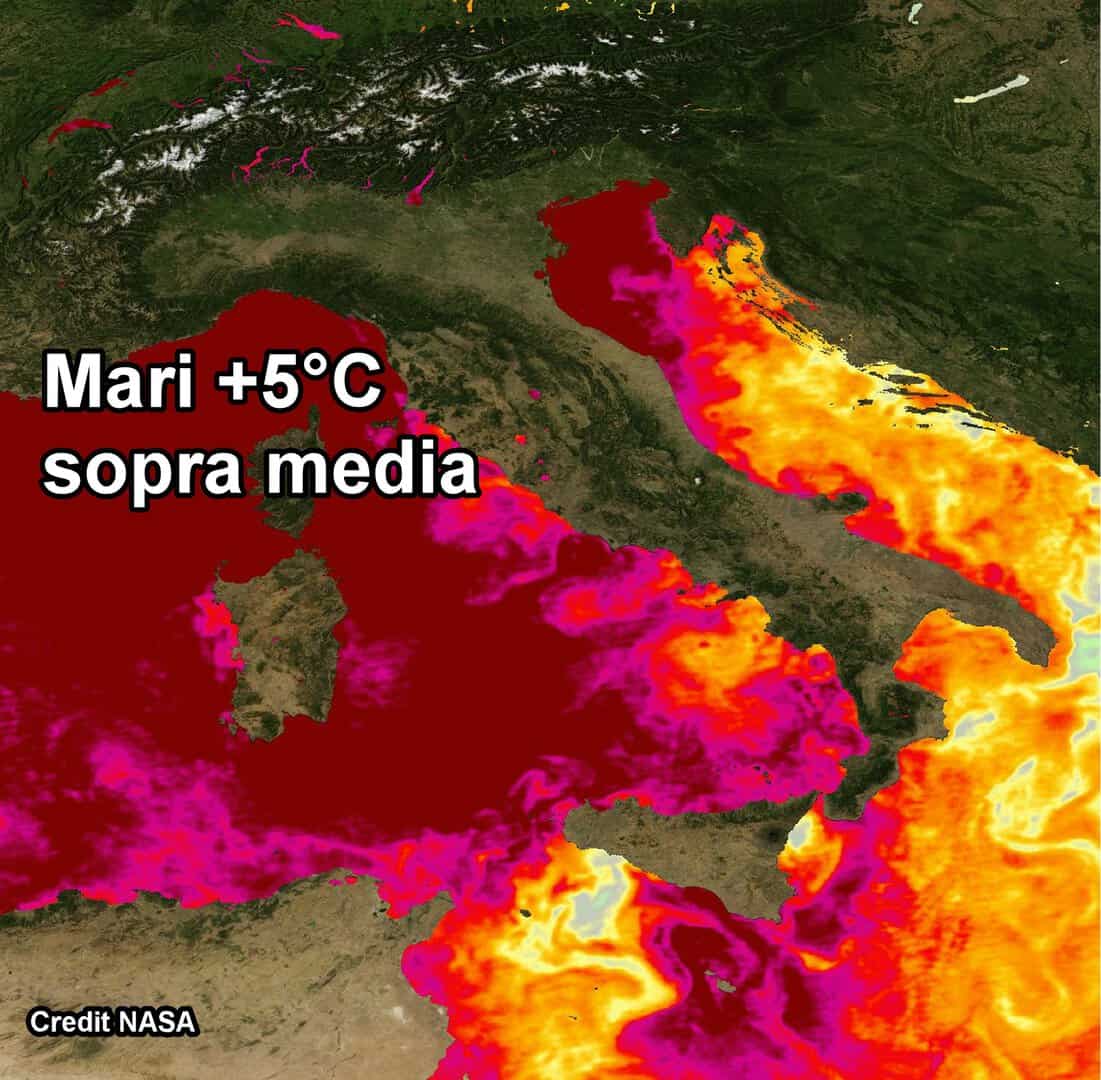 E’ più potente di una “bomba atomica”: il caldo Mediterraneo