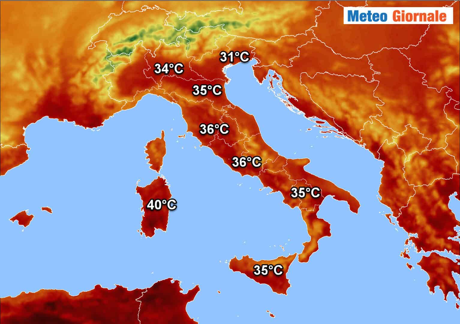 Temperature in Italia, dati ufficiali. Meteo caldo, i perché