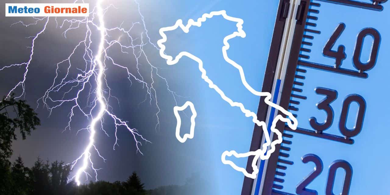 Temporali e sbalzi di temperatura