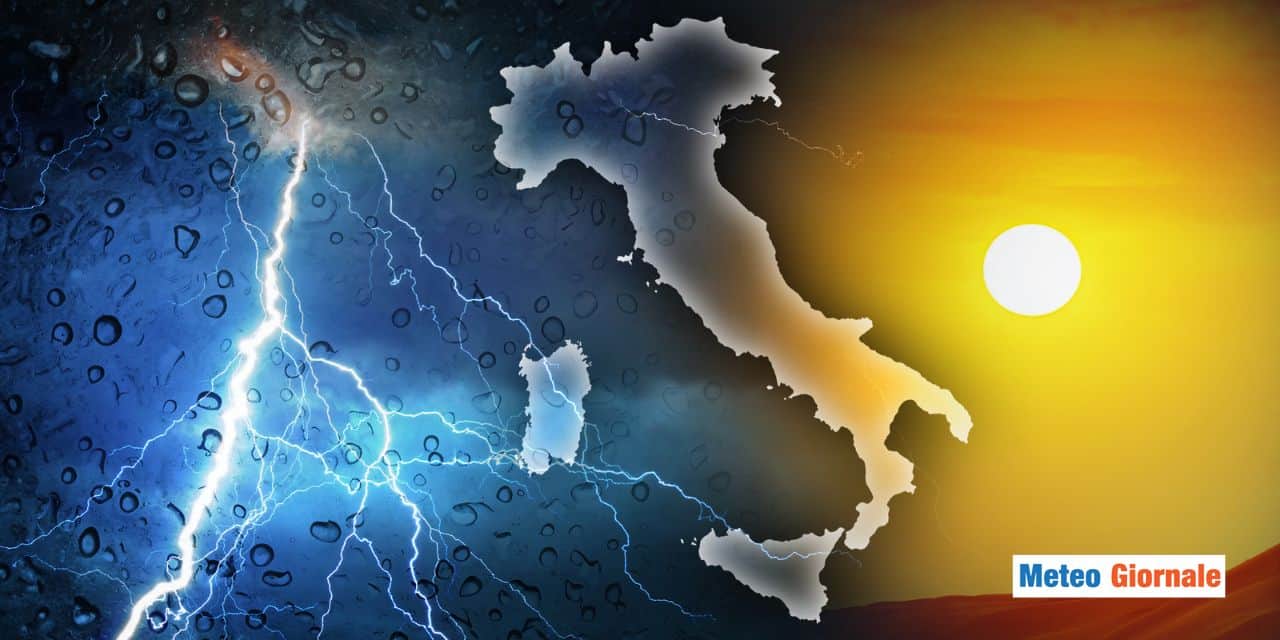 Meteo: non solo gran caldo! Temporali e grandine su queste regioni