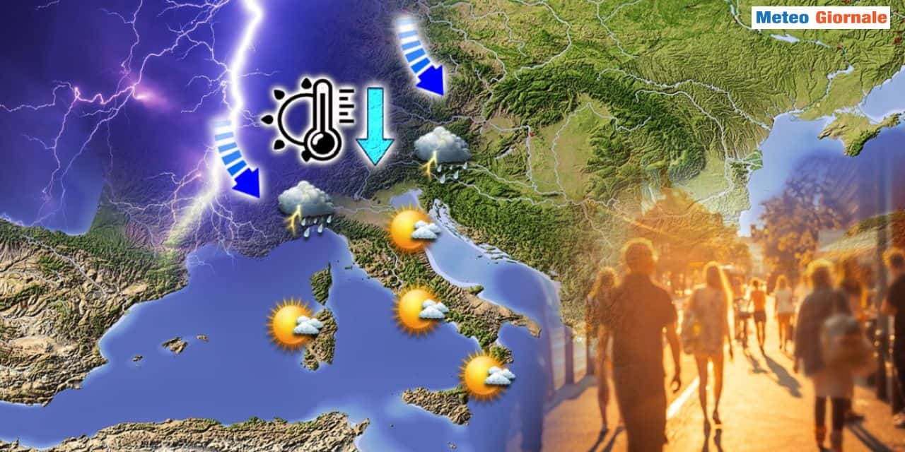 Impulso temporalesco nel primo weekend d'Agosto