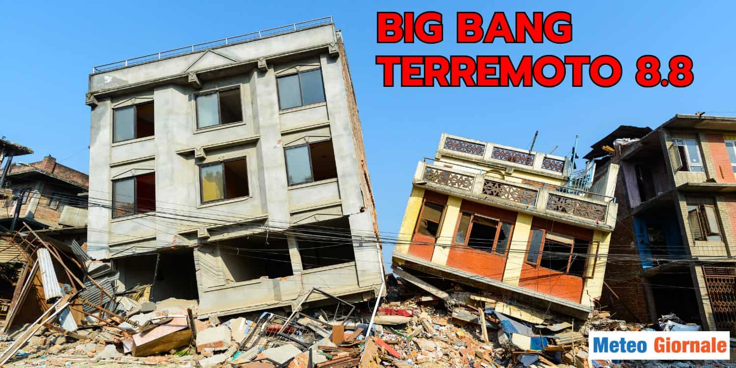 BIG BANG, terremoto 8.8 e tsunami