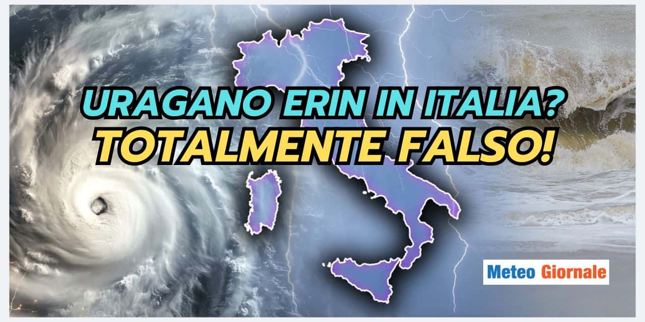 Uragano Erin in Europa: fake news meteo, vi diciamo cosa succederà