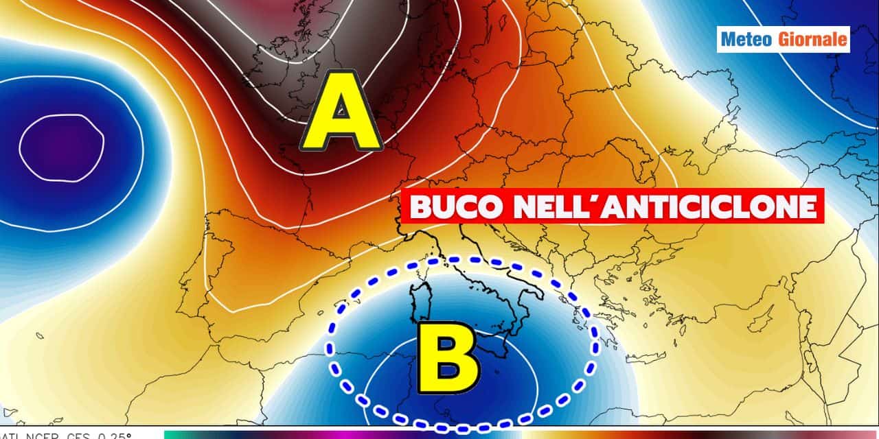 BUCO alta pressione meteo 1108