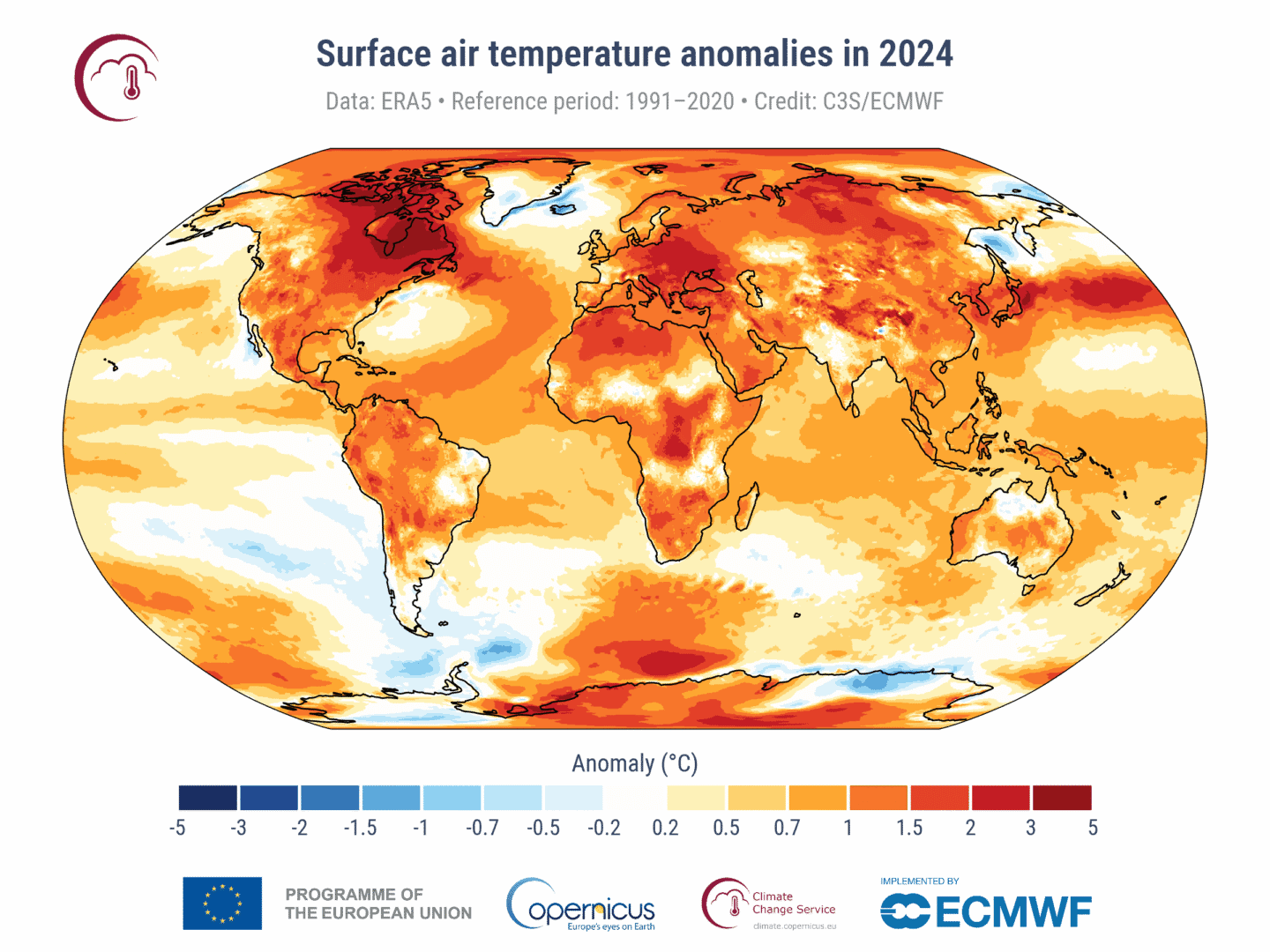 GCH2024 PR Fig2 map annual surface temperature anomaly 2024